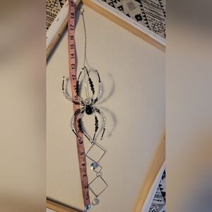 Handmade Beaded Spider Suncatcher